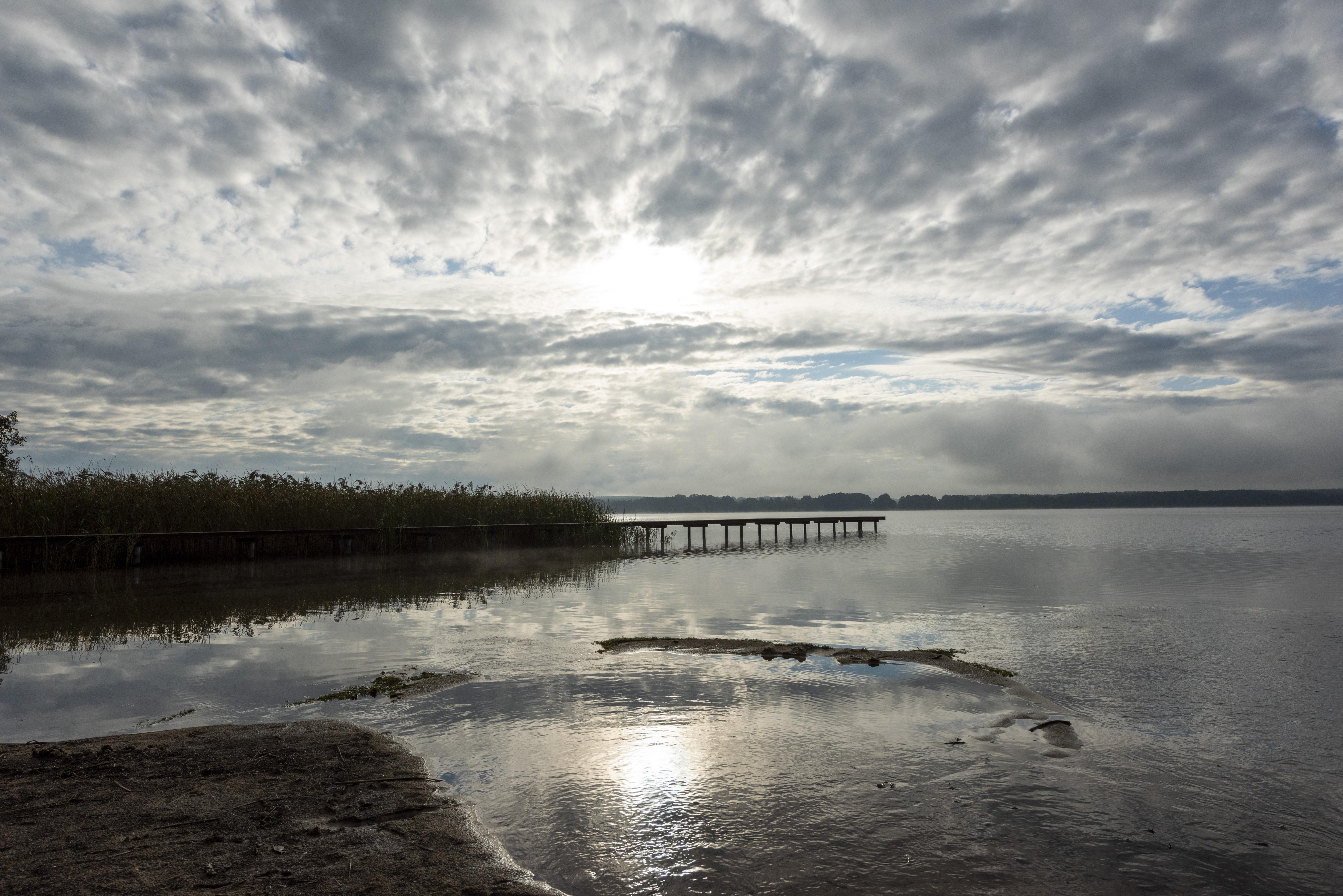 Precise Resort Bad Saarow Bagian luar foto The pier at the mouth of the river